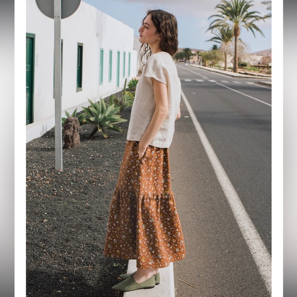 NPL Not Perfect Linen Malta Boxy Linen Top in White Sz S - Picture 8 of 8